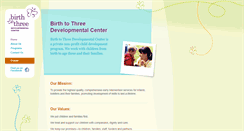 Desktop Screenshot of birthtothree.org